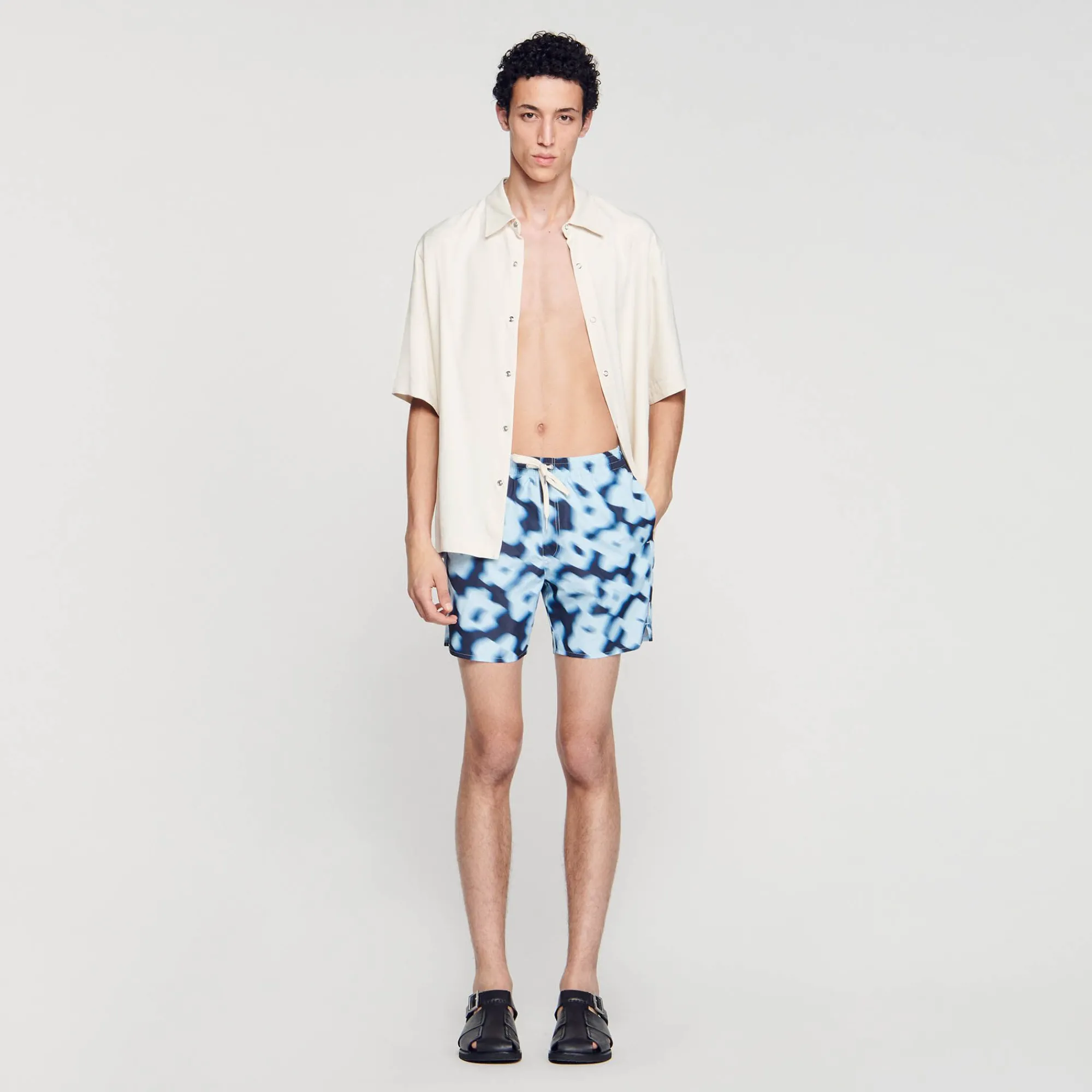 banador_con_estampado_de_flores_0.webp Bañadores<Sandro Paris Banador Con Estampado De Flores
