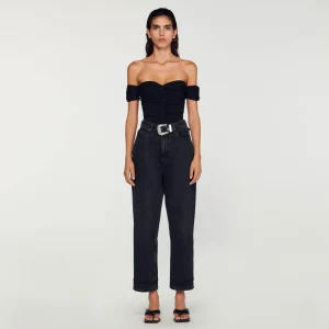 Tops & Camisas<Sandro Paris Body Con Hombros Desnudos