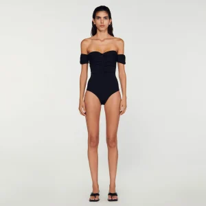 Tops & Camisas<Sandro Paris Body Con Hombros Desnudos