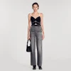 Tops & Camisas<Sandro Paris Body De Punto Bicolor
