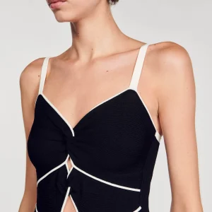 Tops & Camisas<Sandro Paris Body De Punto Bicolor