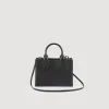 Bolsos Tote<Sandro Paris Bolso Cabas Pequeno De Piel Certificada