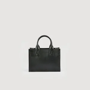 Bolsos Tote<Sandro Paris Bolso Cabas Pequeno De Piel Certificada