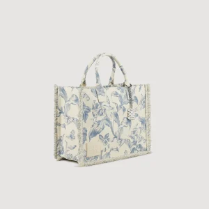 Bolsos Tote<Sandro Paris Bolso Kasbah De Toile De Jouy