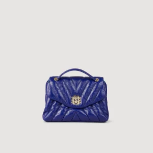 Bolsos De Hombro<Sandro Paris Bolso Mila De Cuero Granulado Acolchado