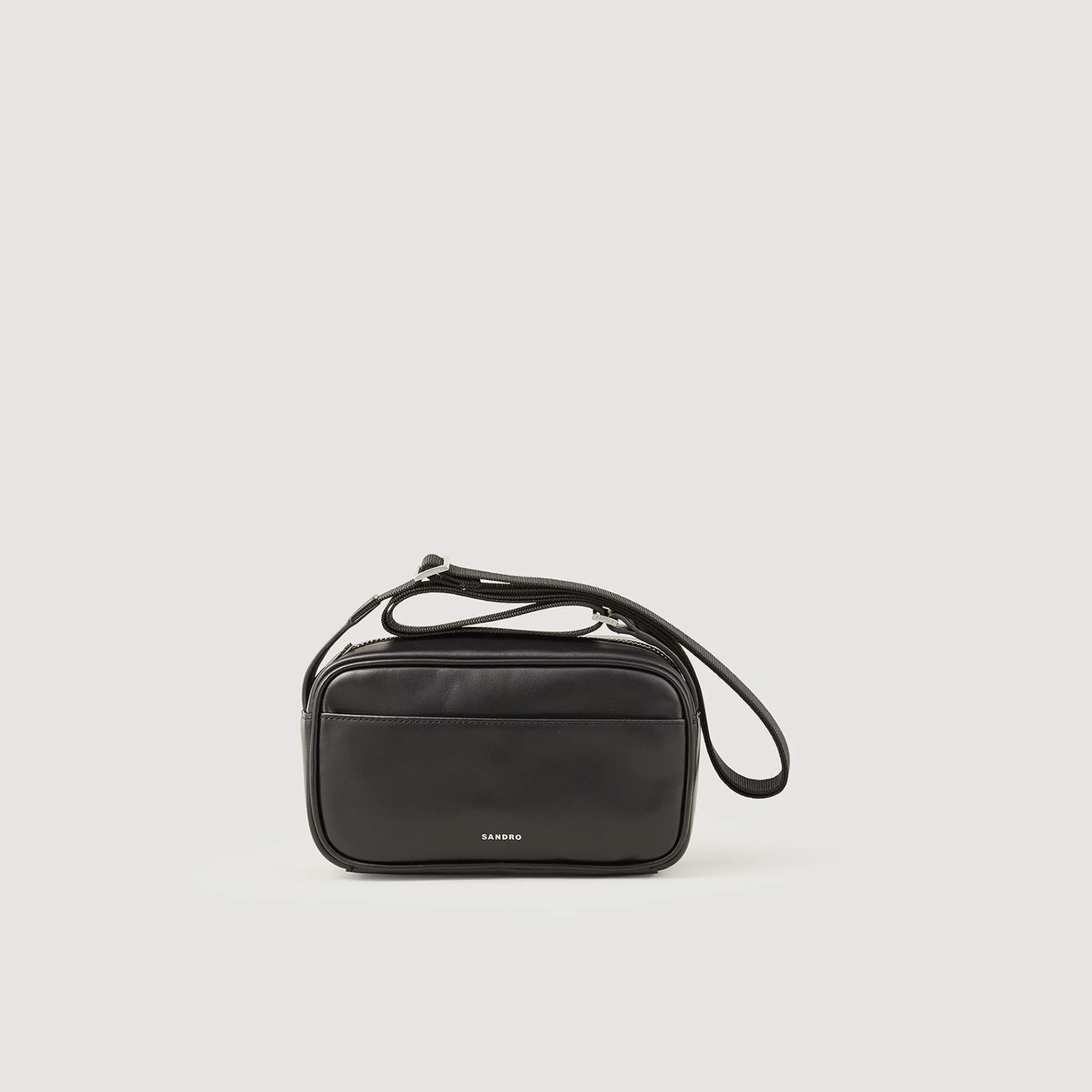 bolso_pequeno_de_piel_lisa_0-1.webp Minibolsos<Sandro Paris Bolso Pequeno De Piel Lisa