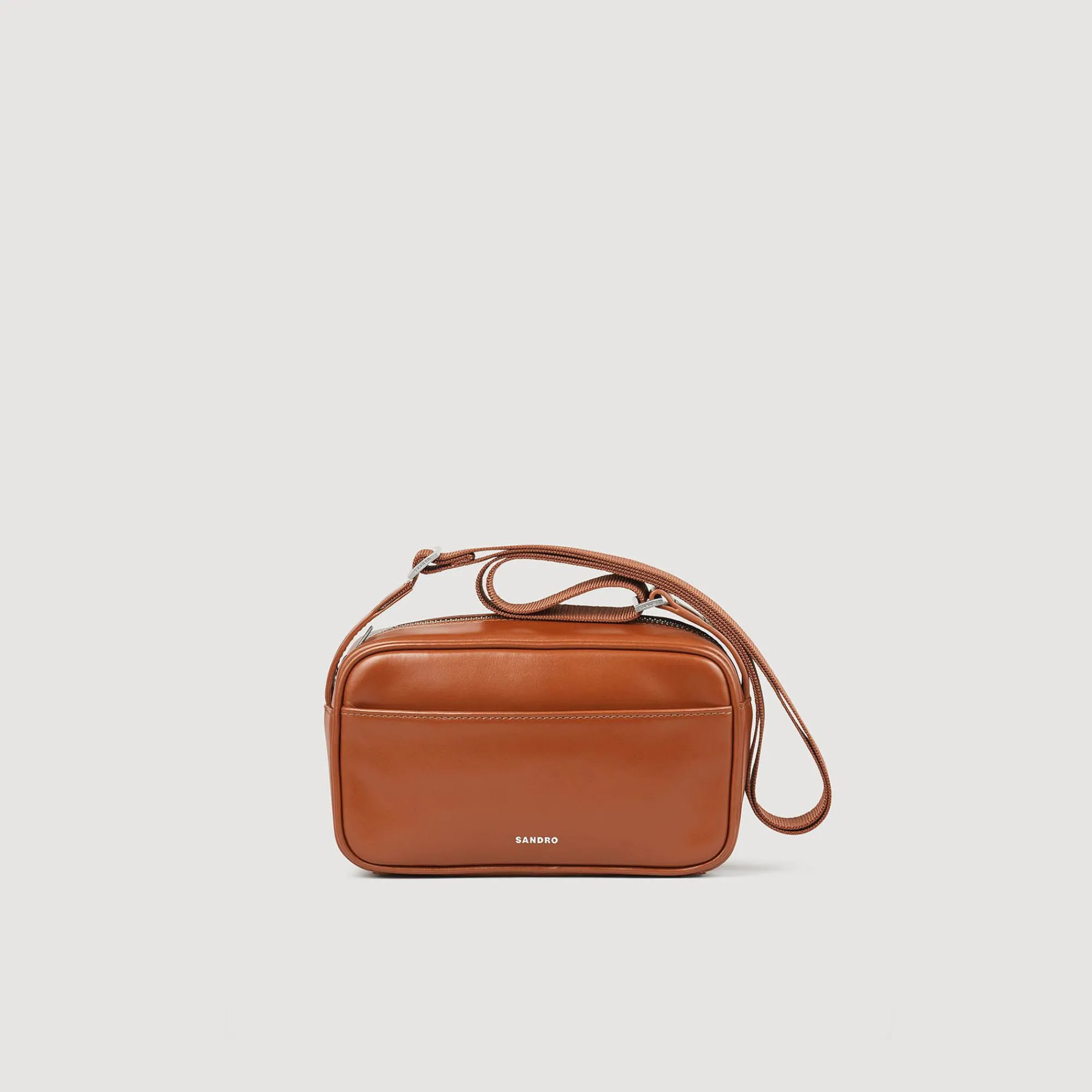 bolso_pequeno_de_piel_lisa_0.webp Minibolsos<Sandro Paris Bolso Pequeno De Piel Lisa