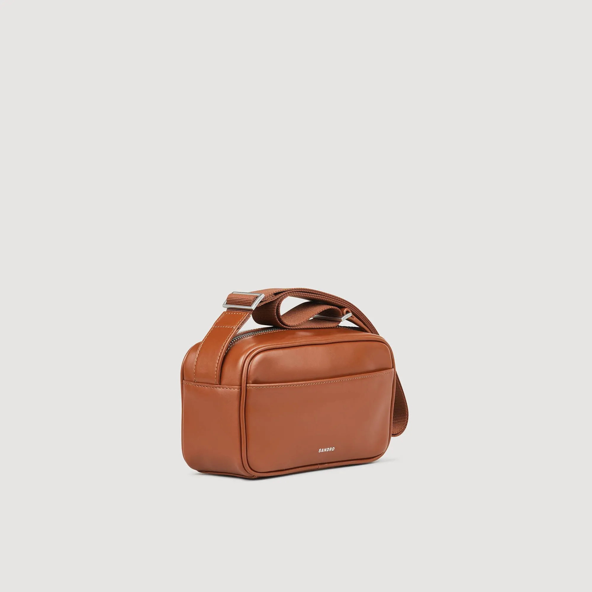 bolso_pequeno_de_piel_lisa_1.webp Minibolsos<Sandro Paris Bolso Pequeno De Piel Lisa