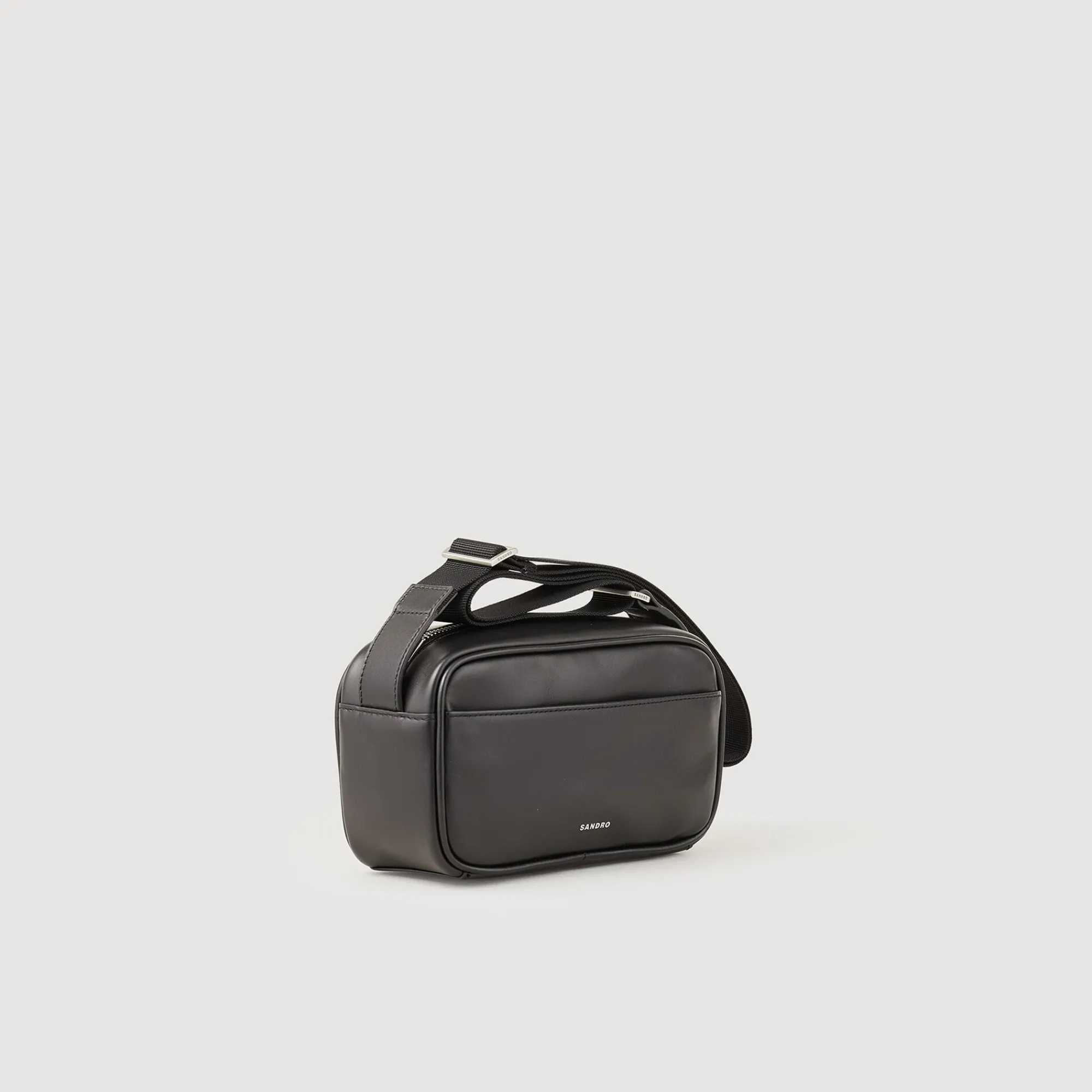 bolso_pequeno_de_piel_lisa_2-1.webp Minibolsos<Sandro Paris Bolso Pequeno De Piel Lisa