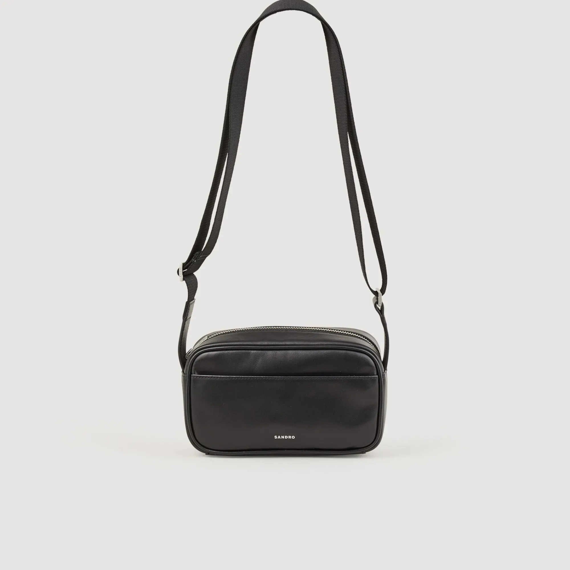 bolso_pequeno_de_piel_lisa_3-1.webp Minibolsos<Sandro Paris Bolso Pequeno De Piel Lisa