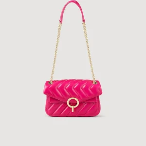 Bolsos De Hombro<Sandro Paris Bolso Pequeno Yza De Cuero Liso
