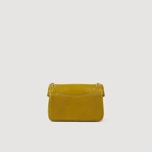 Bolsos De Hombro<Sandro Paris Bolso Pequeno Yza De Piel Efecto Lagarto