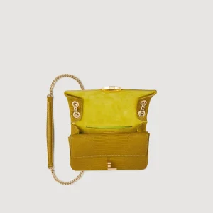 Bolsos De Hombro<Sandro Paris Bolso Pequeno Yza De Piel Efecto Lagarto
