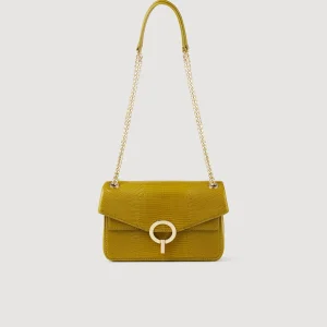 Bolsos De Hombro<Sandro Paris Bolso Pequeno Yza De Piel Efecto Lagarto