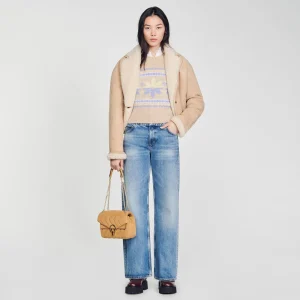 Bolsos De Hombro<Sandro Paris Bolso Yza De Ante