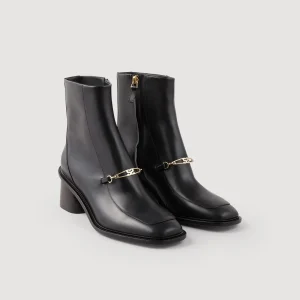 Botines<Sandro Paris Botines De Cuero