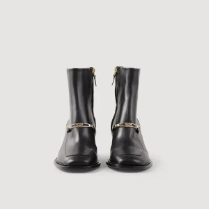Botines<Sandro Paris Botines De Cuero