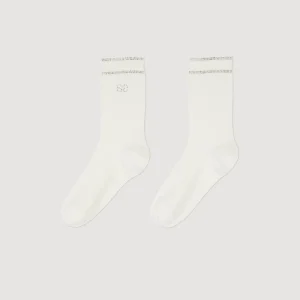 Calcetines<Sandro Paris Calcetines Con Brillantes