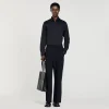 Camisas<Sandro Paris Camisa Ajustada De Algodon Stretch