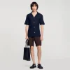 Camisas<Sandro Paris Camisa Con Cuello Italiano