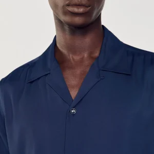 Camisas<Sandro Paris Camisa Con Cuello Italiano