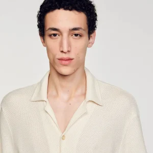 Camisas<Sandro Paris Camisa Con Cuello Italiano