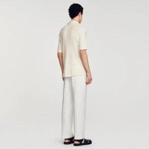 Camisas<Sandro Paris Camisa Con Cuello Italiano