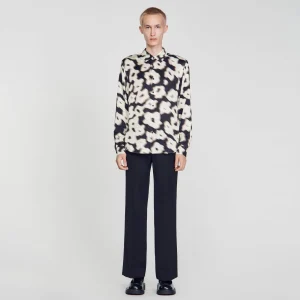 Camisas<Sandro Paris Camisa Con Estampado De Flores