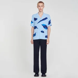 Camisas<Sandro Paris Camisa Con Estampado De Moluscos