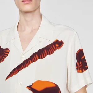 Camisas<Sandro Paris Camisa Con Estampado De Moluscos