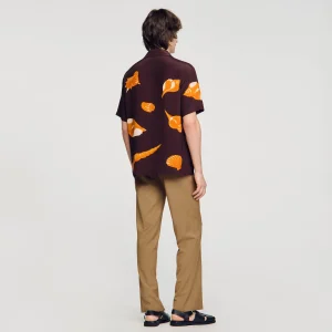 Camisas<Sandro Paris Camisa Con Estampado De Moluscos