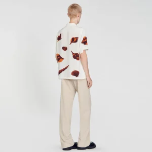 Camisas<Sandro Paris Camisa Con Estampado De Moluscos