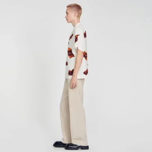 Camisas<Sandro Paris Camisa Con Estampado De Moluscos