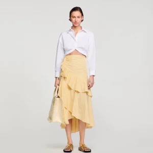 Tops & Camisas<Sandro Paris Camisa Corta Retorcida