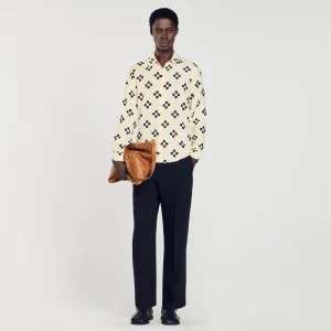 Camisas<Sandro Paris Camisa Cross Flower