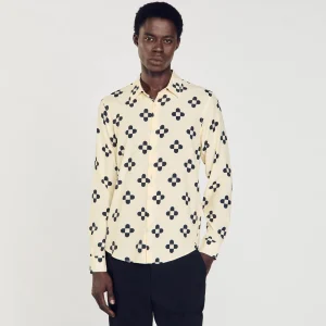 Camisas<Sandro Paris Camisa Cross Flower