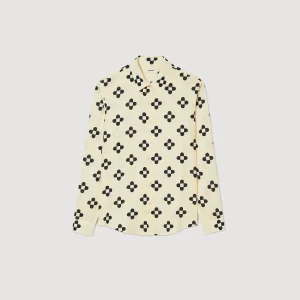Camisas<Sandro Paris Camisa Cross Flower