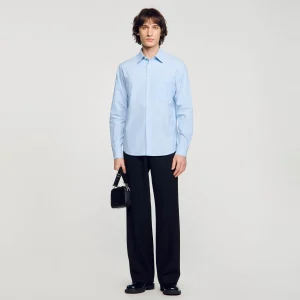 Camisas<Sandro Paris Camisa De Algodon