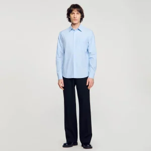 Camisas<Sandro Paris Camisa De Algodon