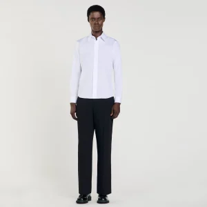 Camisas<Sandro Paris Camisa De Algodon