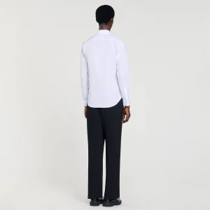 Camisas<Sandro Paris Camisa De Algodon