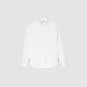 Camisas<Sandro Paris Camisa De Algodon