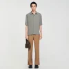 Camisas<Sandro Paris Camisa De Manga Corta