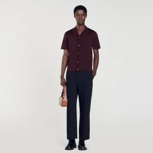 Camisas<Sandro Paris Camisa De Manga Corta
