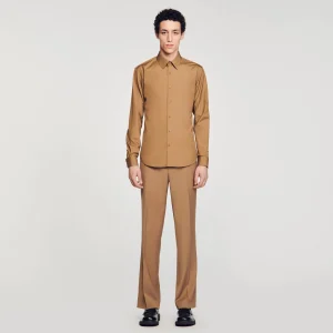 Camisas<Sandro Paris Camisa De Manga Larga