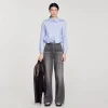 Tops & Camisas<Sandro Paris Camisa De Popelina A Rayas