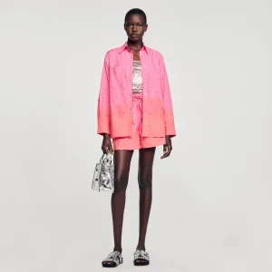 Conjuntos<Sandro Paris Camisa Dip Dye Con Strass