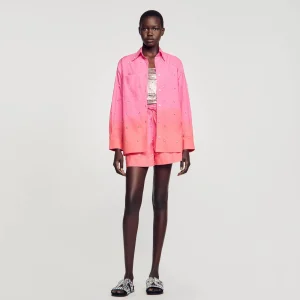 Conjuntos<Sandro Paris Camisa Dip Dye Con Strass