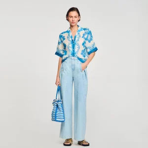 Tops & Camisas<Sandro Paris Camisa Estampada
