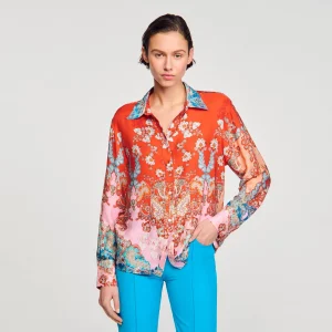 Tops & Camisas<Sandro Paris Camisa Estampada